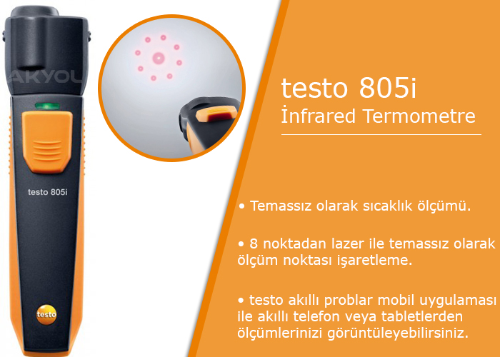 testo 805i infrared termometre
