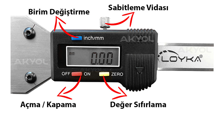 Loyka KMP D25 Lastik Derinlik Kumpası