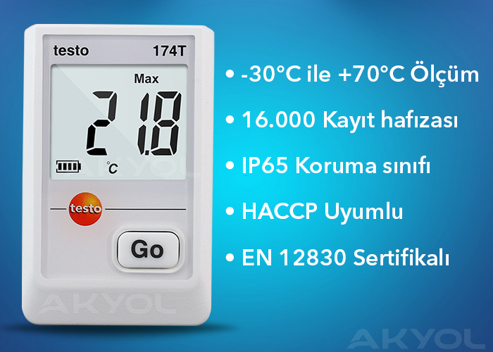 Testo 174T datalogger cihazı