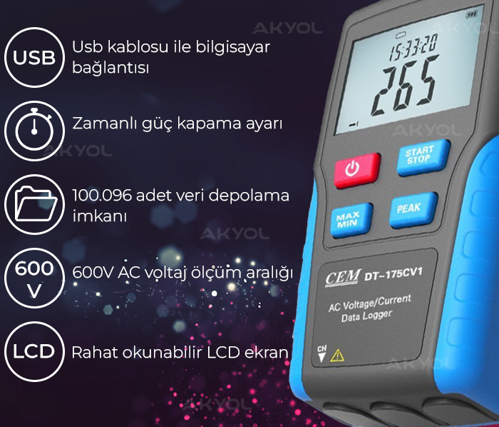 Cem-dt-175cv1-voltaj-kayıt-cihazı