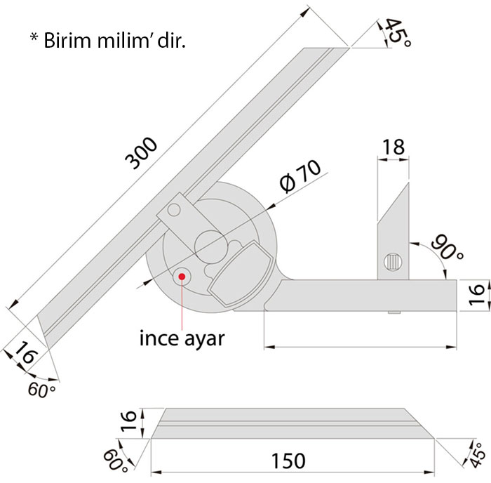 2372-360 analog açı ölçer