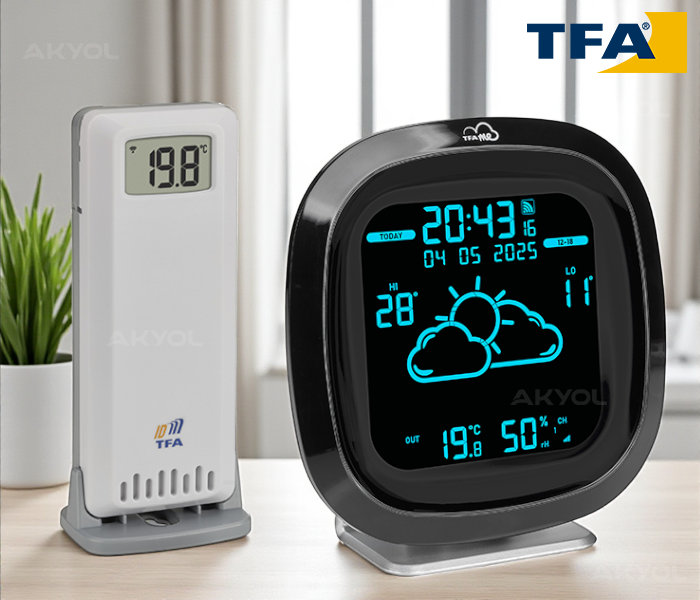 TFA kablosuz sıcaklık nem sensörü
