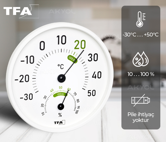 TFA 45.2045.02 sıcaklık nem ölçer