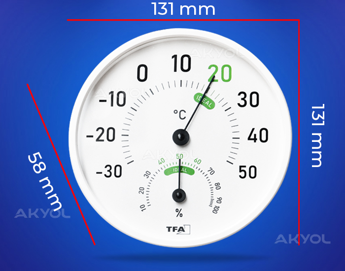 analog sıcaklık nem ölçer