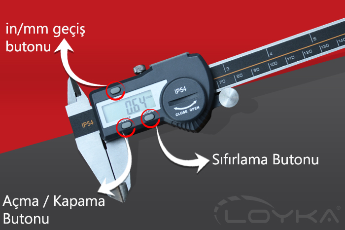 Loyka 5110-150 dijital kumpas