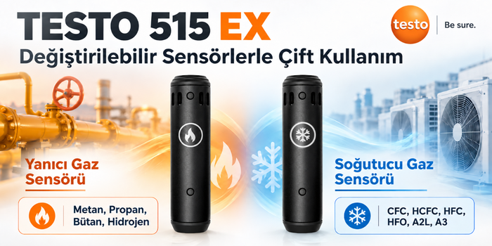 Testo 515 Ex Kombine Kaçak Dedektötü