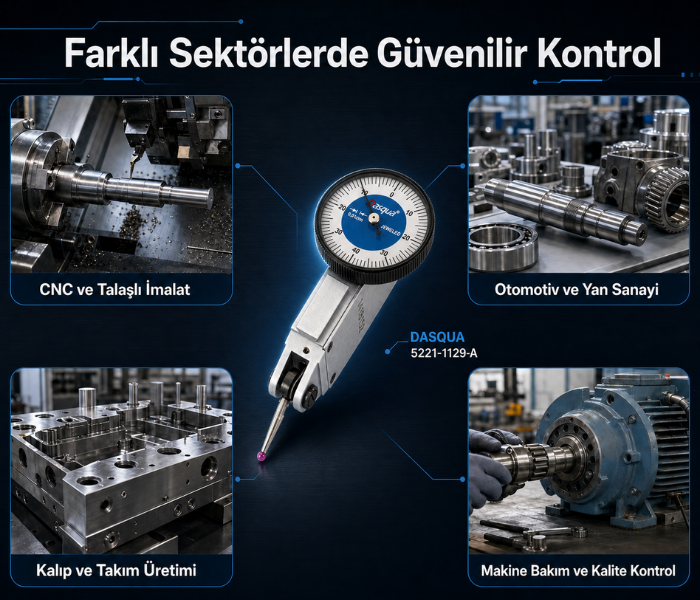 Dasqua 5221-1129-A Salgı Komparatörünün Kullanıldığı Sektörler