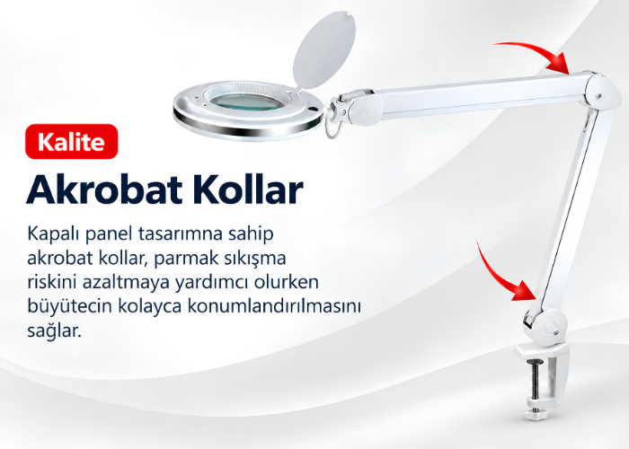 6017 8x mercekli akrobatik kollar