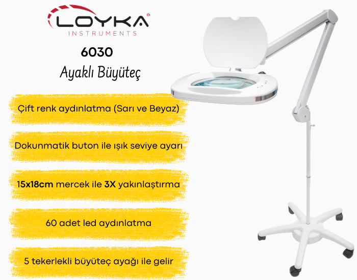 6030-8 ledli büyüteç
