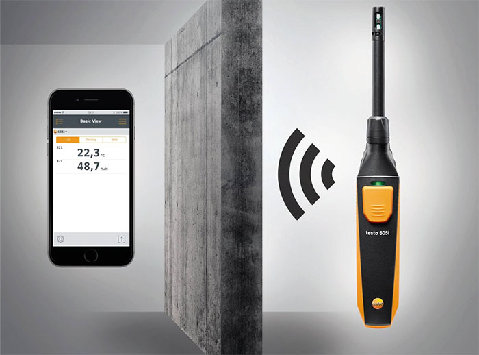 testo 605i akıllı problu termometre