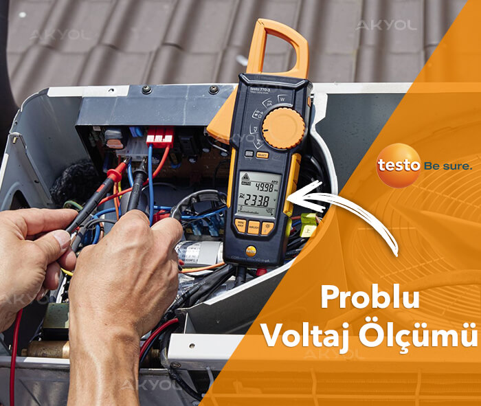 Testo 770-3 AC DC voltaj ölçer