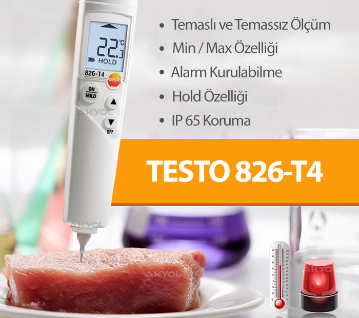 Testo 826-T4 Problu Termometre