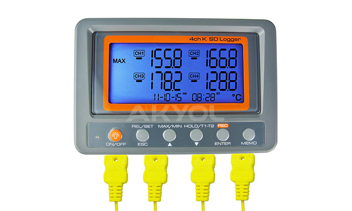 az 88598 4 kanallı datalogger