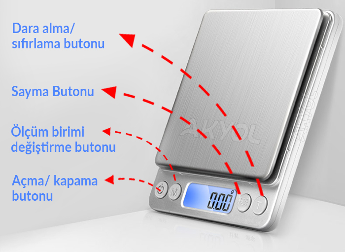 alf 500 dijital hassas terazi