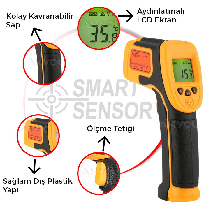 AS530 infrared termometre