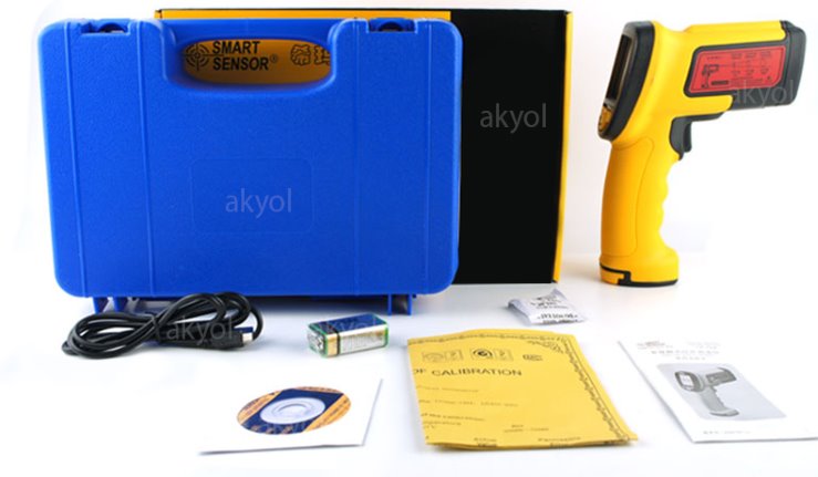 smart sensor AS882 akyol lazerli sıcaklık ölçer cihaz