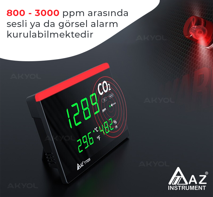 AZ 7729 co2 ölçer