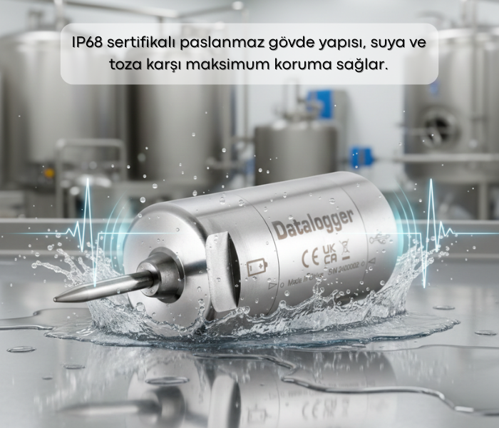 AZ 88170 Datalogger Cihazı IP68 Koruması