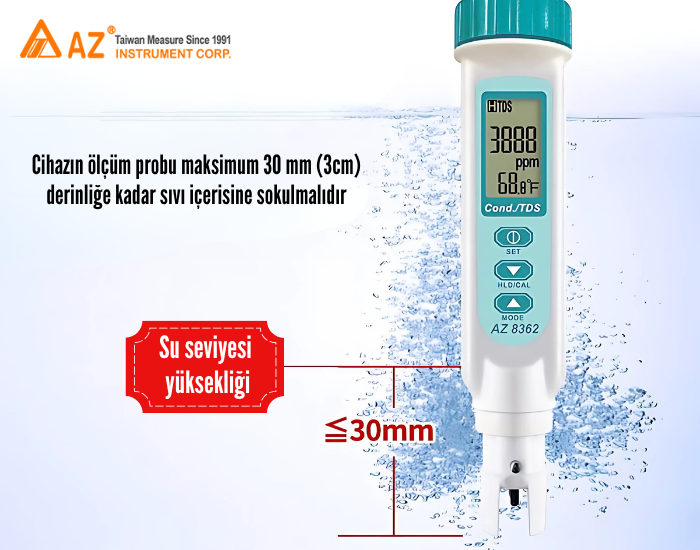 az8362 iletkenlik ölçer