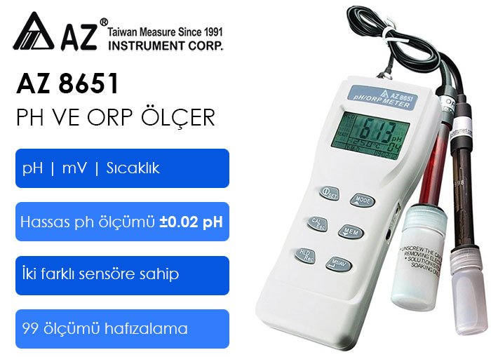 az 8651 ph orp