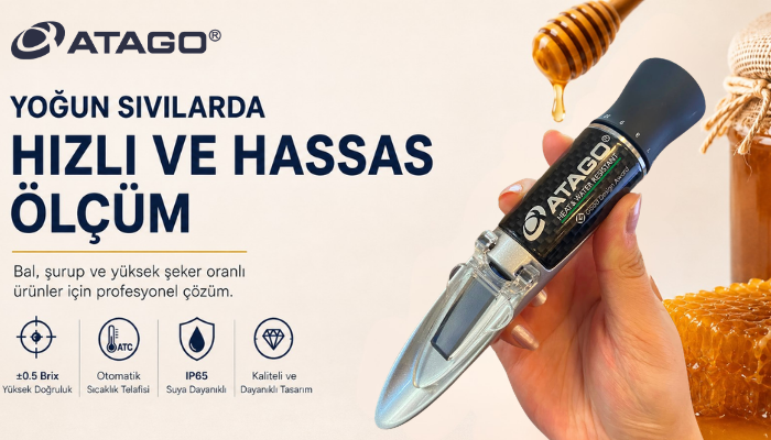 Atago 2384 Master-100H Dürbün Tipi Refraktometre | 60-100 Brix