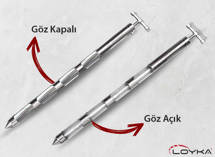 çuvaldan numune alma sondası