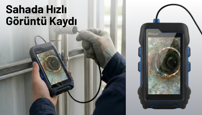 Dasqua 1030-2125 HD Videoskop İnceleme Kamerası Görüntü Kaydetme Özelliği