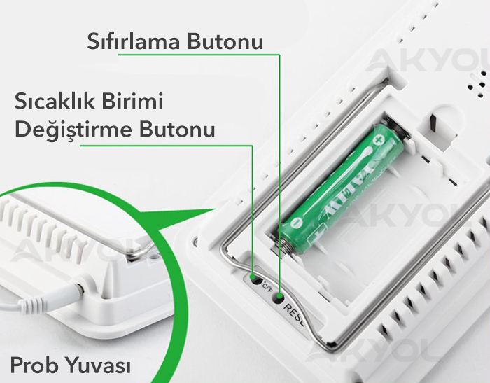 DC-803 dijital higrometre cihazı