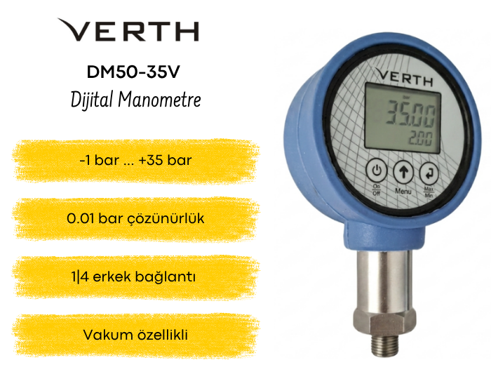 35 bar manometre