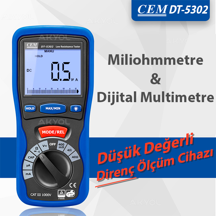 cem dt 5302 ohm metre