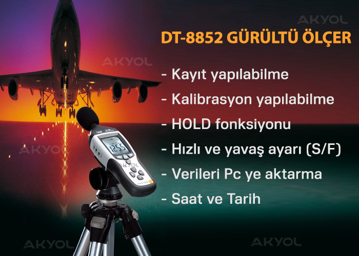 dt-8852 gürültü ölçer