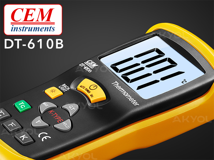 CEM DT-610B k tipi dijital termometre