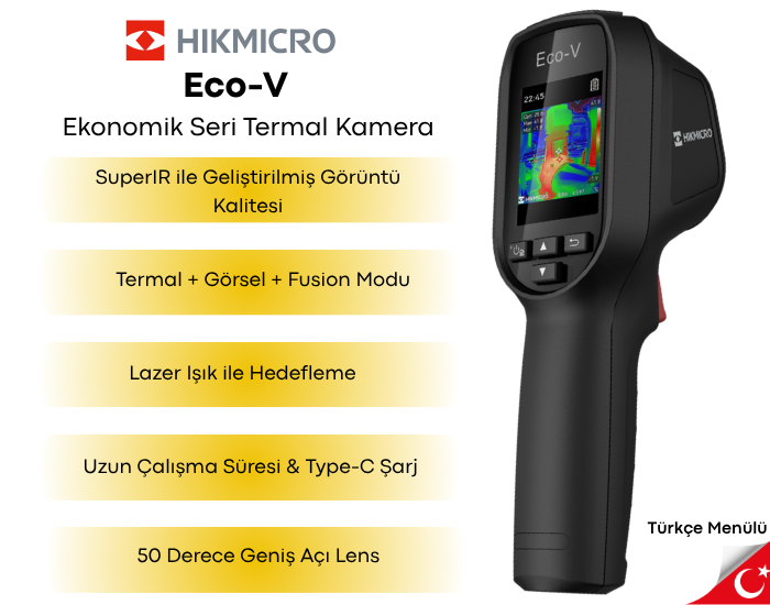 HIKMICRO Eco-V Ekonomik Seri Termal Kamera Özellikleri