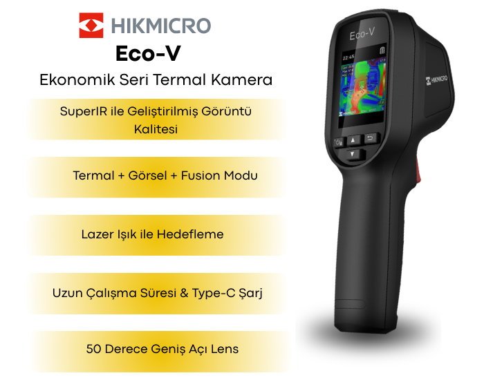 HIKMICRO Eco-V Ekonomik Seri Termal Kamera Özellikleri