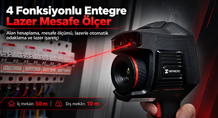 HIKMICRO G61H Termal Kamera Lazer Mesafe Ölçer Özelliği
