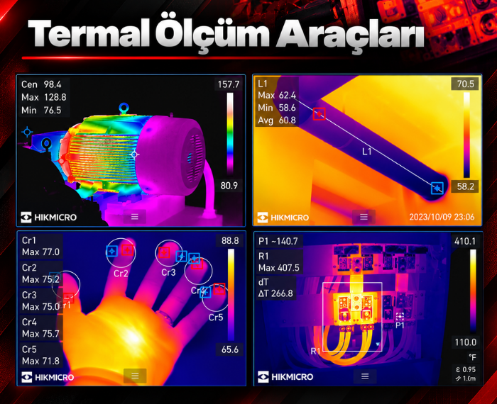 HIKMICRO G61H Profesyonel kızılötesi kamer termal ölçüm araçları