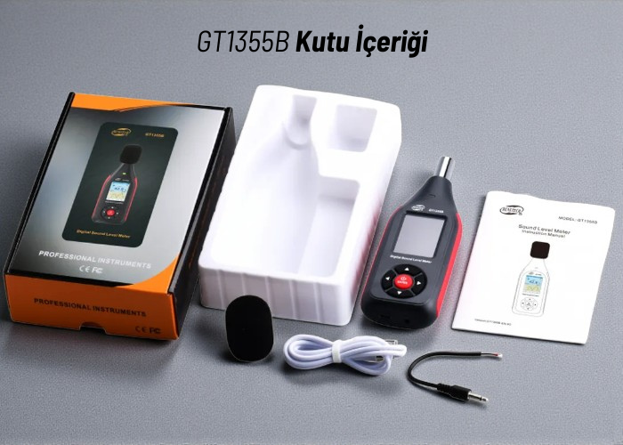 BENETECH GT135BB kutu içeriği