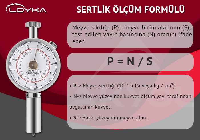 GY-1 meyve sertlik ölçer