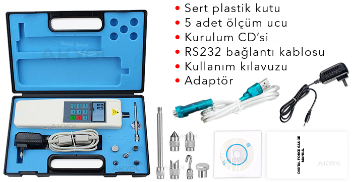 HF500 kuvvet ölçer