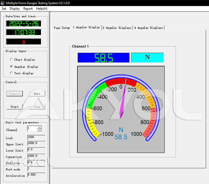 HF1000 kuvvet ölçer