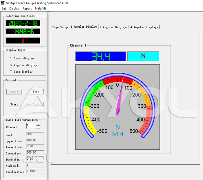 HF500 kuvvet ölçer