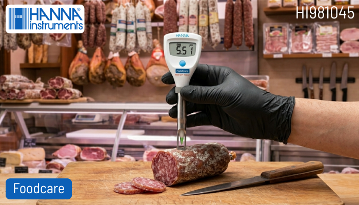 Hanna HI981045 Cihazı ile İşlenmiş Et pH Ölçümü