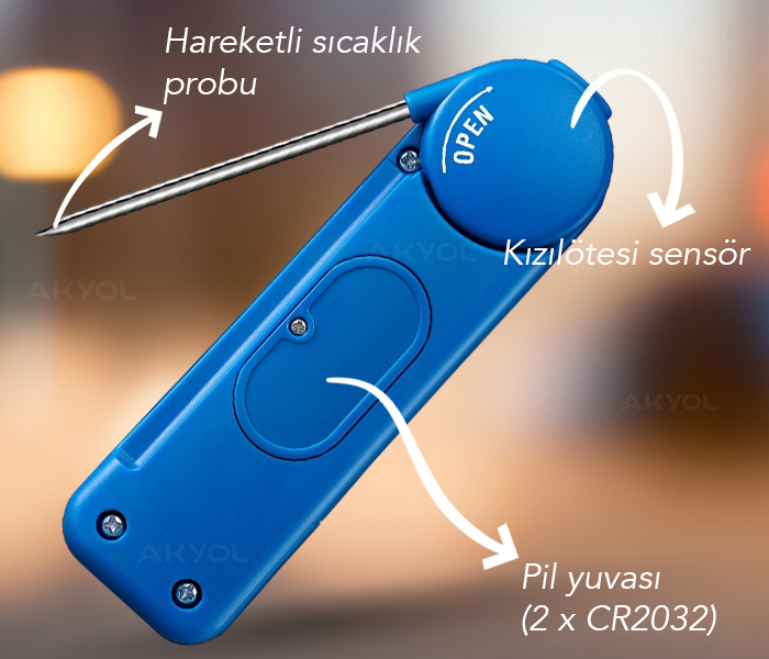 kızılötesi problu termometre