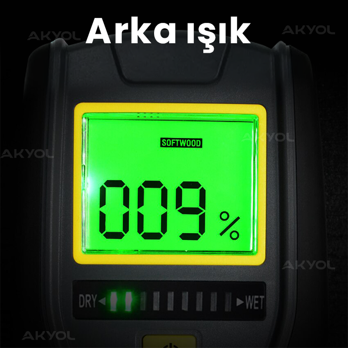 sert ağaç nem ölçer