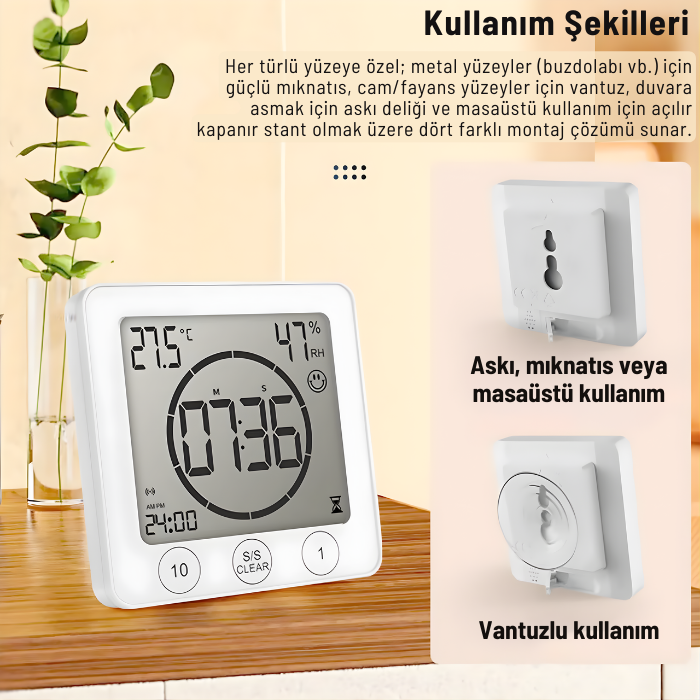 KT9 dijital timer mutfak ve sanayi tipi kullanım