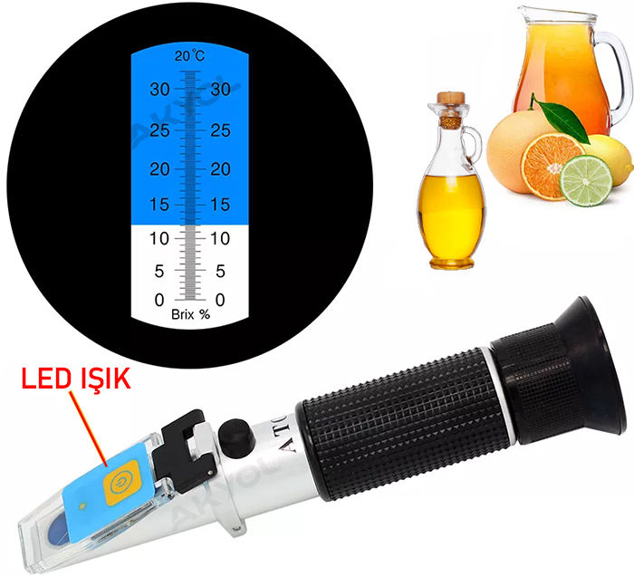 32 brix refraktometre cihazı