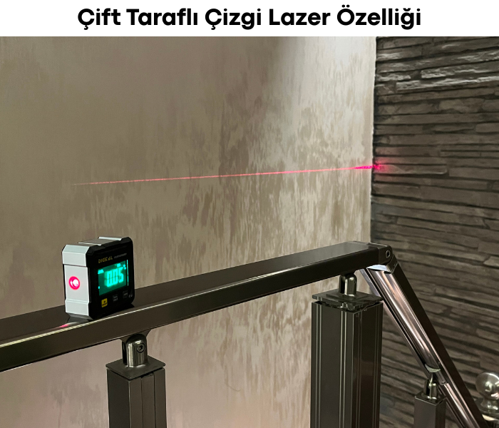 loyka 5521 çift taraflı çizgi lazer özellikli eğim ölçer