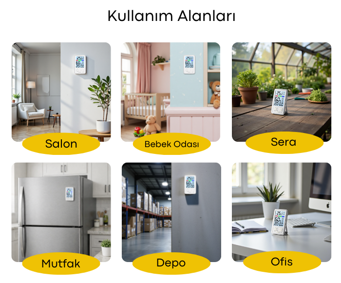 sıcaklık ve nem ölçer