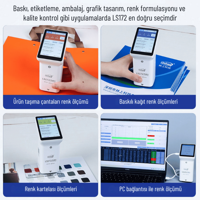 linshang ls172 baskı renk ölçer
