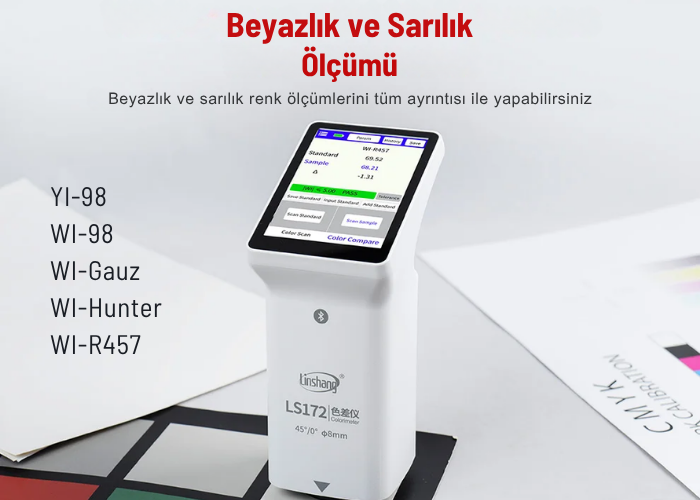 beyazlık ve sarılık renk ölçümleri